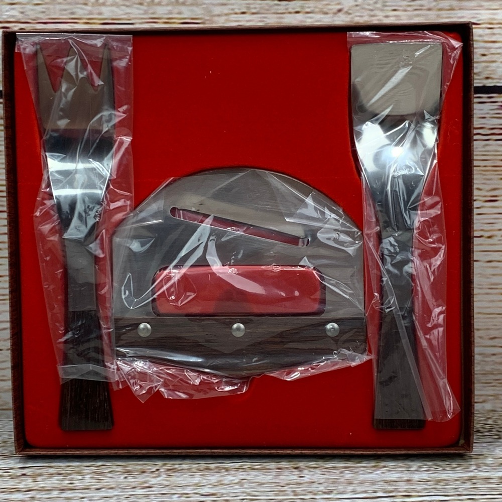 Burnco‎ Salad Maker Cutter Server Utensil Set in Box Kitchenware Unused Vintage - Picture 3 of 5